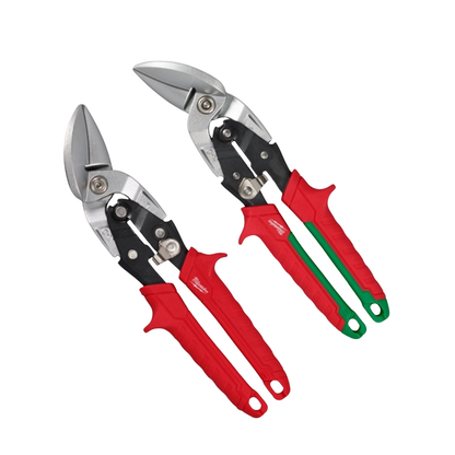 Milwaukee Offset Twin Pack Aviation Snips New 2025 Version 4932499017