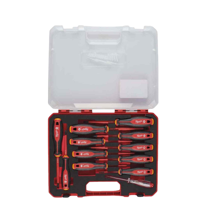 Milwaukee  Tri-Lobe VDE Screwdriver 12pc Set VDE Tested To 10,000v