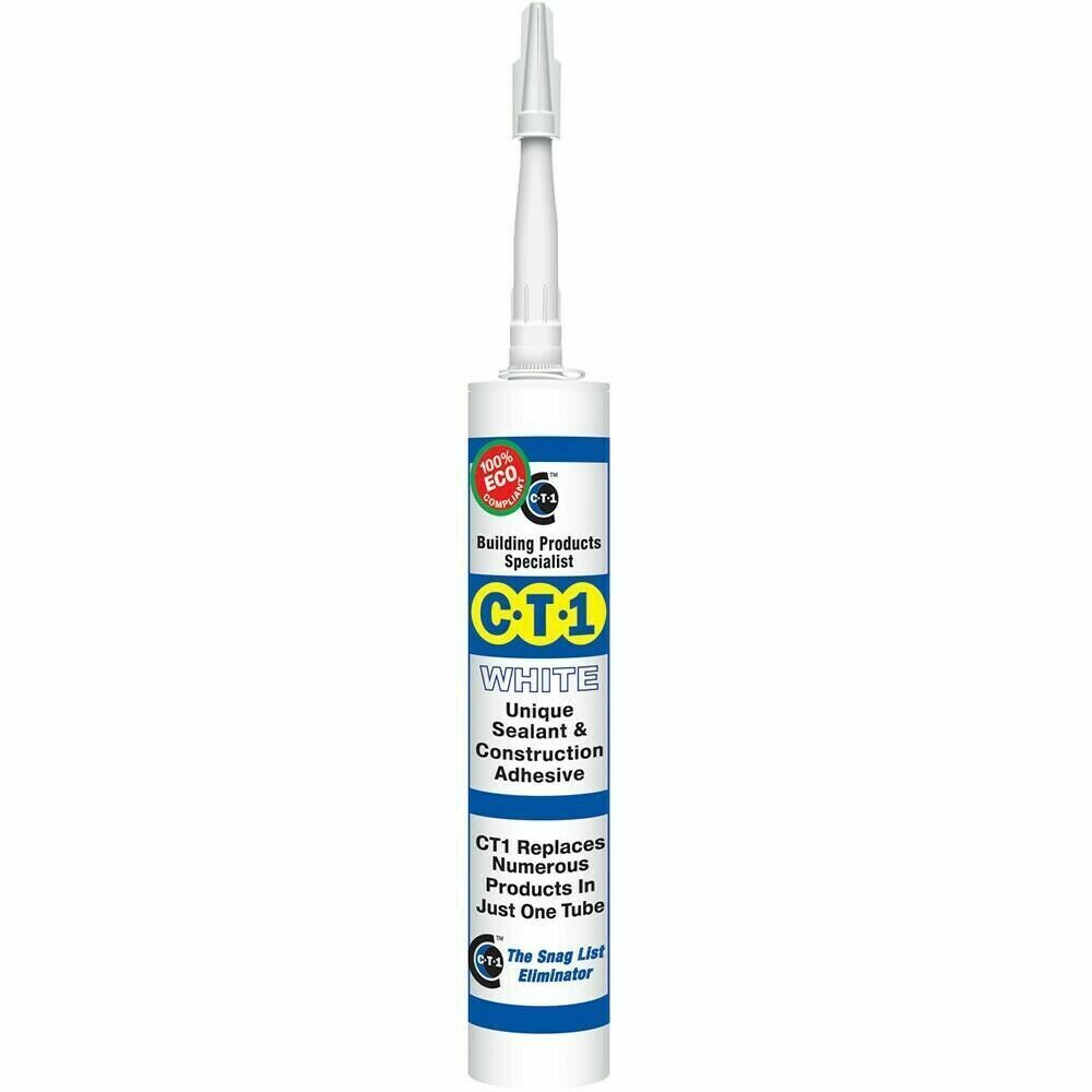 CT1 Sealant Waterproof Adhesive Metal Wood Plastic Glass Concrete ALL COLOURS !!