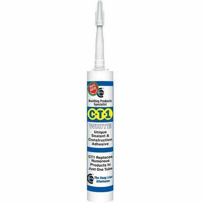 CT1 Sealant Waterproof Adhesive Metal Wood Plastic Glass Concrete ALL COLOURS !!