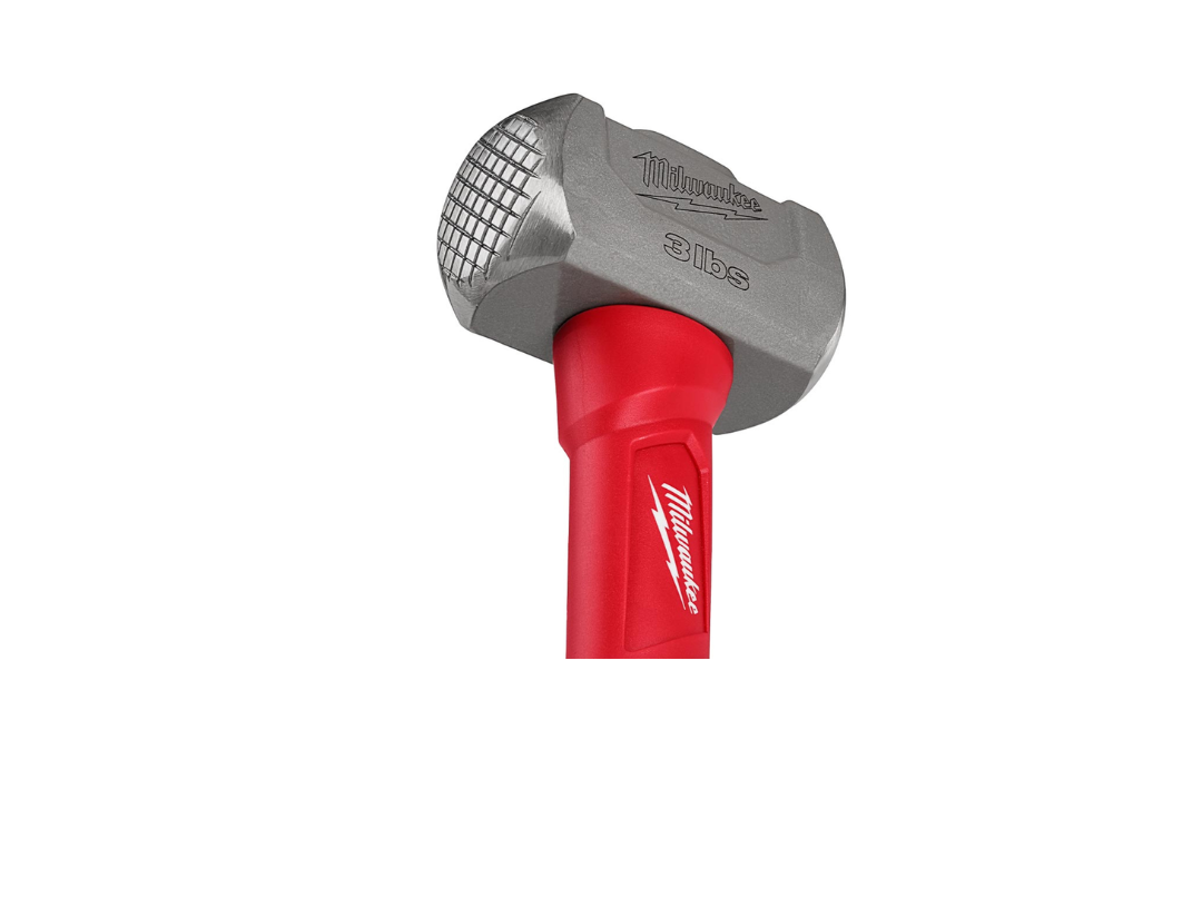 Milwaukee Club Hammer 3lbs 1.36kg Fiberglas Handle 4932478255 Steel Mallet