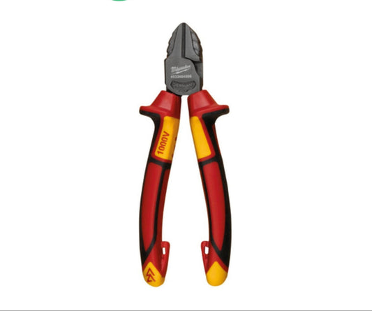 Milwaukee VDE Diagonal Cutter 160mm Insulated Cable Snips Cable Cutter