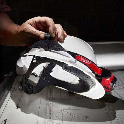 Milwaukee TRUEVIEW HL2-LED Alkaline Slim Headlamp  Head Torch Work Fits Helmets