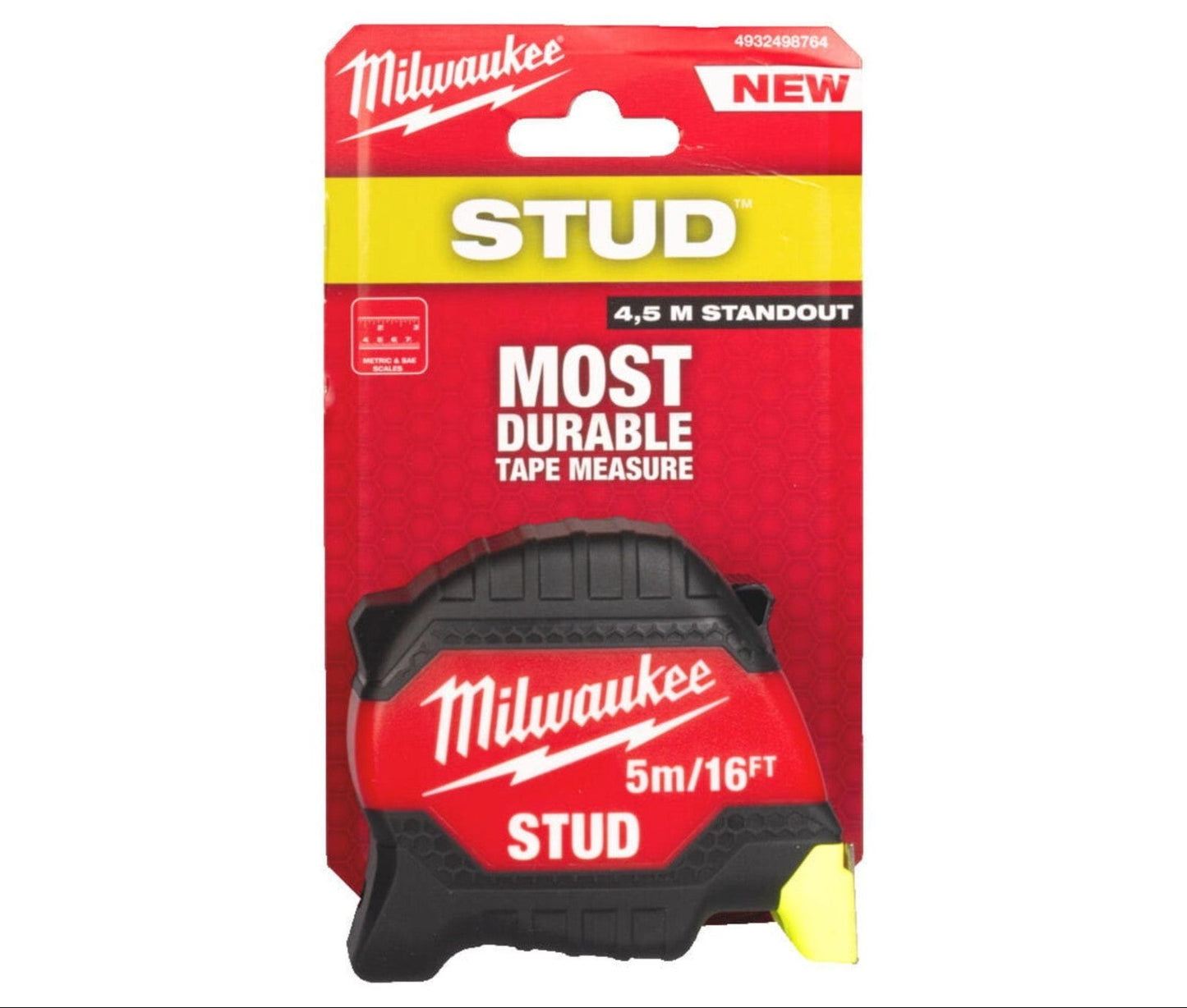 Milwaukee ** NEW GEN ** 5mtr-16ft Tape measure STUD Gen III Imperial Metric Tape