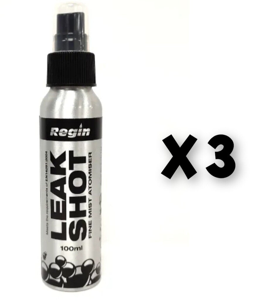 Regin REGL15 Gas leak Shot Atomiser Spray 100ml Pack's Of  1 - 2 - 3 - 4 - 5