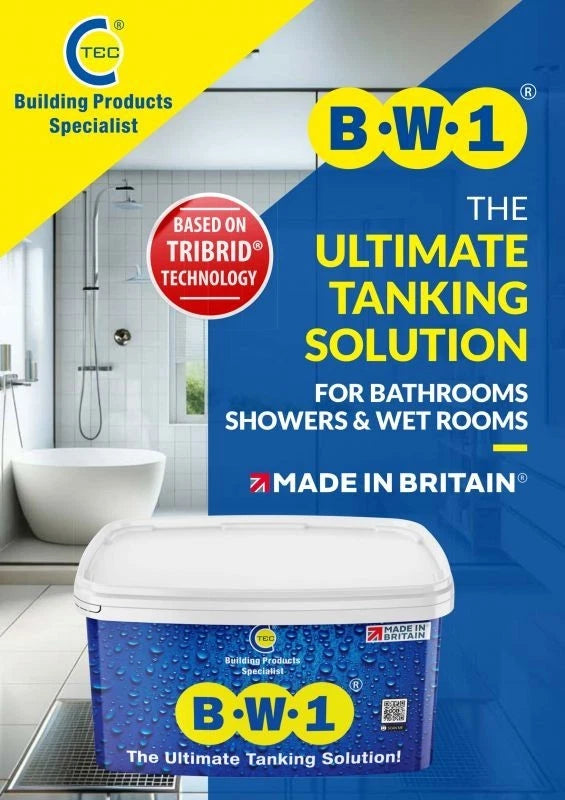 C-TEC BW1 Ultimate Bathroom Tanking Solution 5L Waterproof Membrane