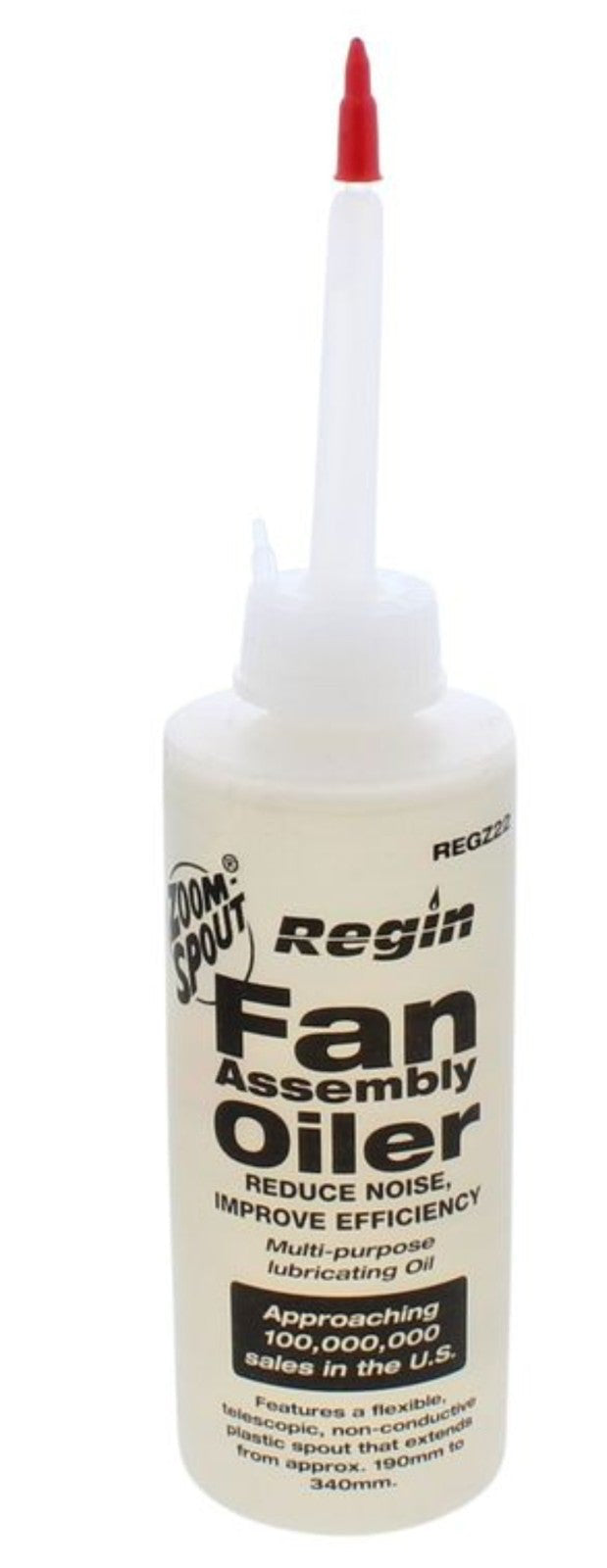 Regin Zoom Spout Oiler Fan Assembly Oil 118ml Fans Bushings Gears Compressors