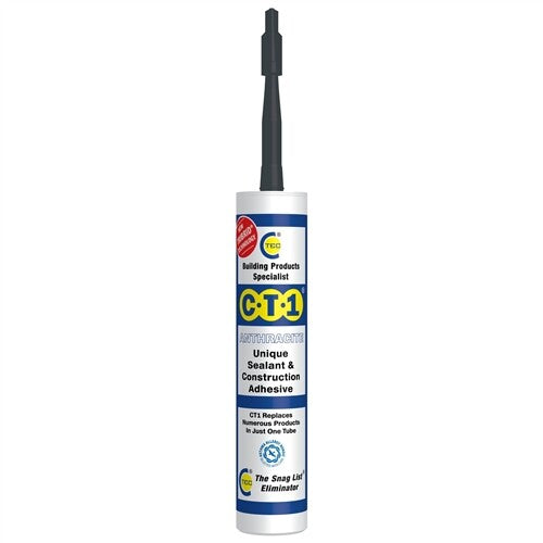CT1 Sealant Waterproof Adhesive Metal Wood Plastic Glass Concrete ALL COLOURS !!