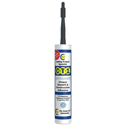 CT1 Sealant Waterproof Adhesive Metal Wood Plastic Glass Concrete ALL COLOURS !!